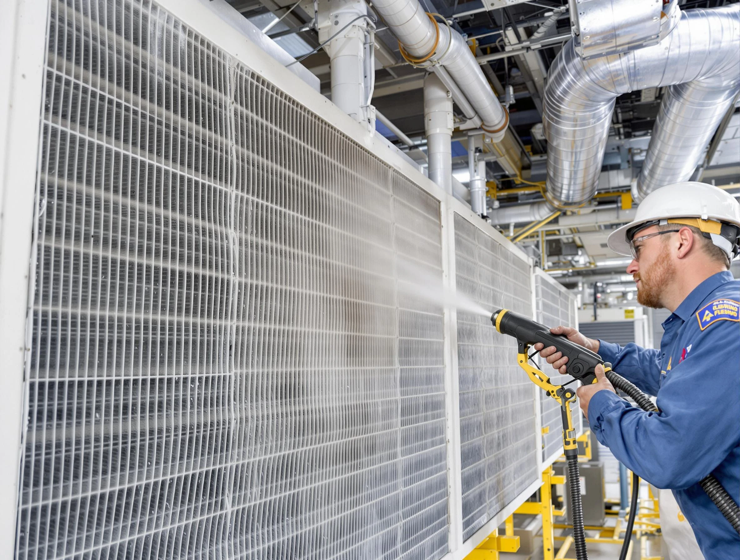 Professional commercial coil cleaning by Franklin Air Duct Cleaning in Franklin